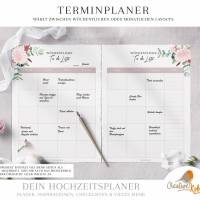 HOCHZEITSPLANER zum Ausdrucken |  Hochzeitsplanung DIY oder Planer für die Trauzeugin | DIN A4 | 170 Seiten Bild 5