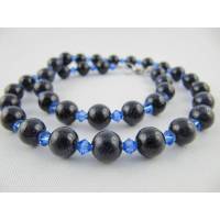 Kette Perlen Blaufluss (E21) Bild 1