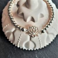 Armband Lotus aus 925 Silber Bild 6