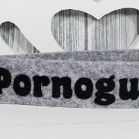 # Witziger Schlüsselanhänger # "Pornogucker" # Spruch Statement Geschenkidee Scherz Spaß Bild 1