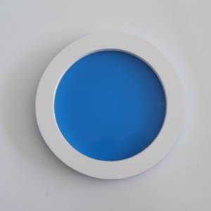 Flache Ablageschalen in Blau, 13cm Ø Bild 1
