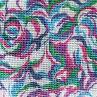 Waffelpique aus reiner Baumwolle mit mehrfarbigem Muster 3.50 m Bild 1