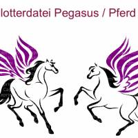 Plotterdatei Pegasus 2 teilig Bild 1