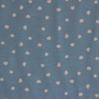 Sweat Hilco Winterdeer Snow  blau mit Hirschen oder Schneeflocken 50 cm x 150 cm Bild 5