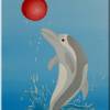 Leinwandbild "Delfin" 30cm x 40 cm Bild 1