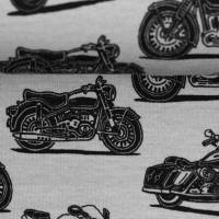 Jersey Baumwolljersey Theo Motorräder, grau Oeko-Tex Standard 100(1m/15,-€) Bild 3