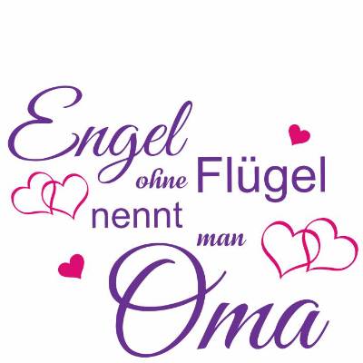 Plotterdatei Engel ohne Flügel nennt man Oma 2 SVG DXF PDF SVG