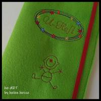U-Heft-Hülle BABYBOY in grün von he-ART by helen hesse Bild 2