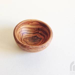 Mini Schälchen Ø 7 cm, Holzschale, Schale, aus Olivenholz inHandarbeit Bild 1