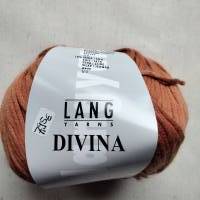 50g Lang Yarns Divina, Fb 15, terracotta, Modal, Baumwolle, Seide, LL 140m Bild 1