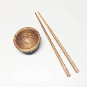 Sushi Essstäbchen 23 cm, Set wählbar, Chopsticks, handgefertigt aus Olivenholz Bild 4
