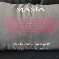 personalisierter Kissenbezug MAMA 40*40 Geschenk zum Muttertag / Geburtstag Bild 4