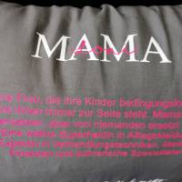 personalisierter Kissenbezug MAMA 40*40 Geschenk zum Muttertag / Geburtstag Bild 5