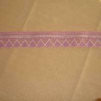 Spitzenborte Spitzenband Häkelborte rosa 4 cm  Grundpreis 2,10€ Bild 3