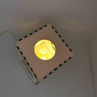 Eulen-Leuchtbox aus Holz Bild 4