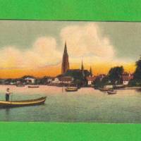 Ansichtskarte - Schleswig - Dom vom Kloster aus gesehen - coloriert - ungelaufen Bild 1