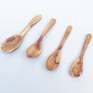 Esslöffel Form und Länge wählbar, Holzlöffel handgefertigt aus Olivenholz Bild 1