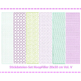 Stickdateien Set HoopFiller 20x30 Vol. V