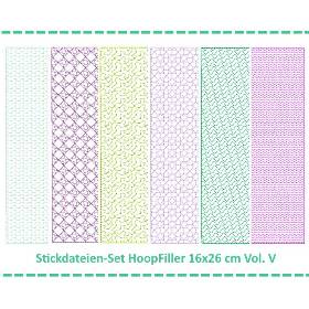Stickdateien Set HoopFiller 16x16 Vol. V