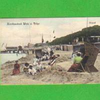 AK - Ansichtskarte - Nordseebad Wyk a. Föhr - Strandleben - coloriert - ungelaufen Bild 1