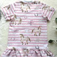 Gr. 116 T-Shirt / Shirt / Tunika – Mädchen * Pferd Bild 4