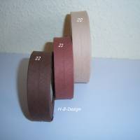 Baumwollschrägband-Einfassband-braun-Beigetöne, gefalzt, 40/20mm-fertige Breite 10mm, reine Baumwolle, einfassen Bild 1