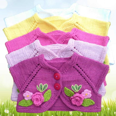 Strickanleitung Bolero in 5 Größen