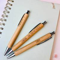 Holzkugelschreiber mit Namen | Lehrer/in mit Herz | Lehrerin - Eine Frau mit Klasse | Lehrergeschenk Bild 8