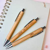 Holzkugelschreiber mit Namen | Lehrer/in mit Herz | Lehrerin - Eine Frau mit Klasse | Lehrergeschenk Bild 9