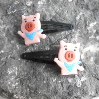 Schweine Schweinchen  Haarklammern Haarschmuck  kawaii Bild 1