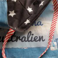 Shopper Bag XL /  Stofftasche / Strandtasche / der ideale Alltagsbegleiter im maritimen Style - " Sommer 2021 " Bild 8