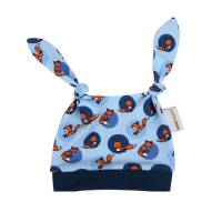 Baby Frühchen Jungen Set Pumphose-Mütze-Tuch "Kleiner Fuchs" ab Gr. 38-40 Geschenk Geburt Bild 3