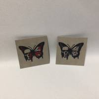 Motiv-Label  Set Butterfly Skull Label/Patches aus Snappap Bild 1