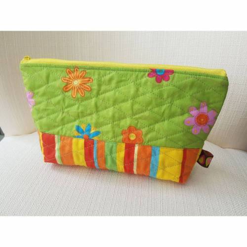 ITH Stickdatei Kosmetiktasche 20x30