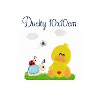 Stickdatei Ducky 10x10cm Bild 1