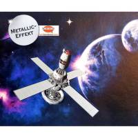 Metallic Bordüre: Weltall - mit Silberglanz-Effekt - 18 cm Höhe Bild 1