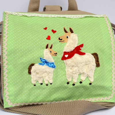 Stickdatei LamaLove für den 13x18cm Rahmen