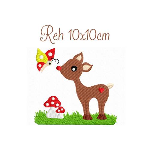 Stickdatei Reh 10x10cm