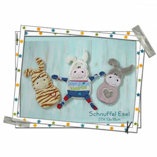 Stickdatei ITH Schnuffel Esel 13x18cm