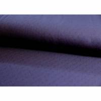 Baumwollstoff-Feinstrick-Jersey, dunkelblau, Pointoille Bild 1
