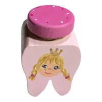 Milchzahndose Zahndose für Milchzähne Prinzessin Einhorn rosa Bild 1