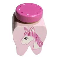 Milchzahndose Zahndose für Milchzähne Prinzessin Einhorn rosa Bild 2