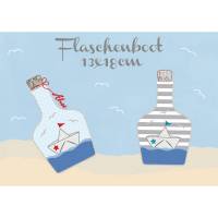 digitale Stickdatei Boot,Flaschenboot 13x18cm Bild 1