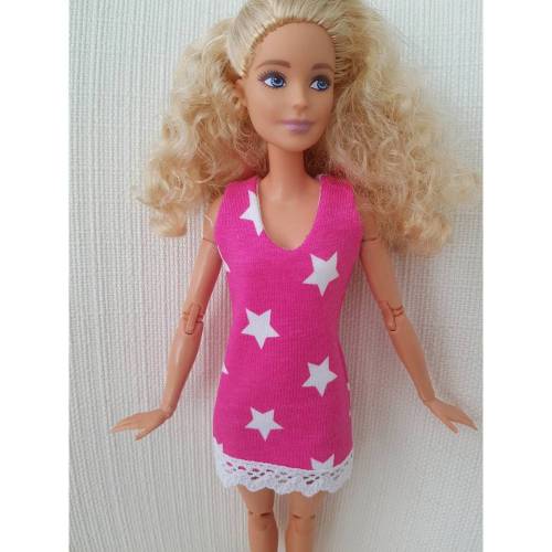 ITH Stickdatei Mini-Kleid für Modepuppe