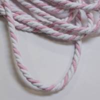 Kordel, weiß/rosa, 8mm von Staghorn Bild 1