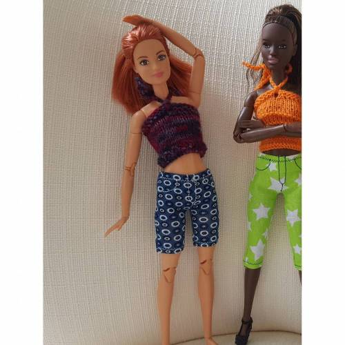 ITH Stickdatei Shorts für kleine Puppen 13x18 Rahmen