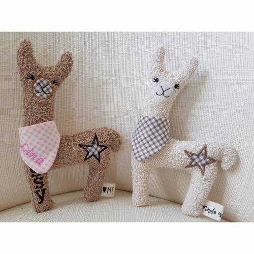 ITH Stickdatei Lama mit Halstuch 14x20