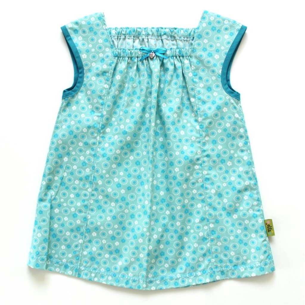 Sommertop - 110/116 Hängerchen aqua-türkis -Sommertraum- von olilu Bild 1