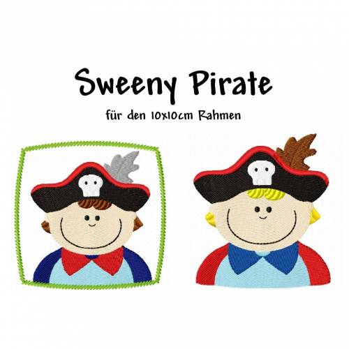 Sweeny Pirat 10x10cm
