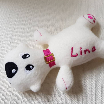 ITH Stickdatei "Hund" ohne Namen 13x18, Anleitung auf deutsch